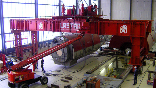 Zeitraffer Mitteldruckturbine Zeitraffer Mitteldruckturbine